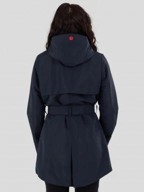 haine de ploaie pt. femei Fundango Regina III Waterproof Trench Jacket albastru inchis 3