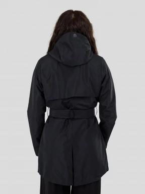 haine de ploaie pt. femei Fundango Regina III Waterproof Trench Jacket negru 3
