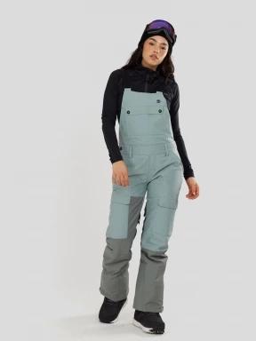 salopeta de schi pt. femei Fundango Sakura ECO Bib Pants verde 1