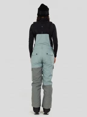 salopeta de schi pt. femei Fundango Sakura ECO Bib Pants verde 3