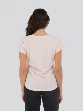 tricou cu maneci scurte pt. femei Fundango Amira T-shirt roz 3