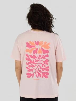 tricou cu maneci scurte pt. femei Fundango Sunshine II Surf-T roz 3