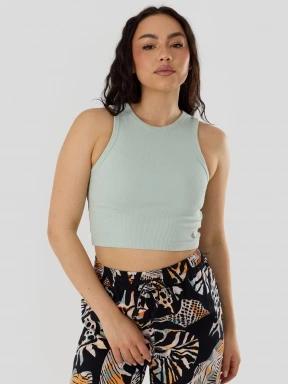 bluza tank pt. femei Fundango Naya Cropped Tank-T verde 1