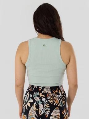 bluza tank pt. femei Fundango Naya Cropped Tank-T verde 3
