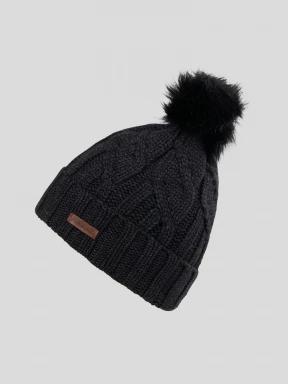 caciula cu mot pt. femei Fundango Renna Beanie negru 1