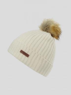 caciula cu mot pt. femei Fundango Merna Beanie alb 1