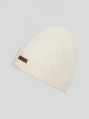 caciula tricotata pt. femei Fundango Truce Beanie alb 1