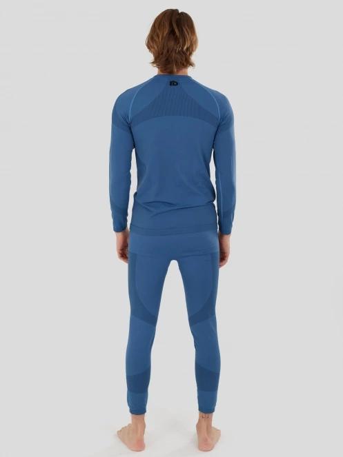 set de lenjerie de corp pt. barbati Fundango Seamless Baselayer Set albastru inchis 3