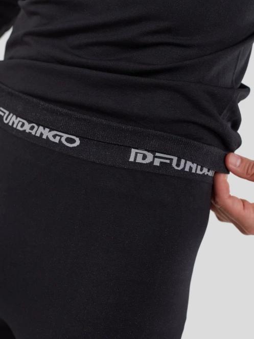 set de lenjerie de corp pt. barbati Fundango Seamless Baselayer Set negru 5