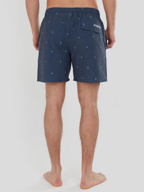 boardshort pt. barbati Fundango Bono Print Boardshorts albastru inchis 3