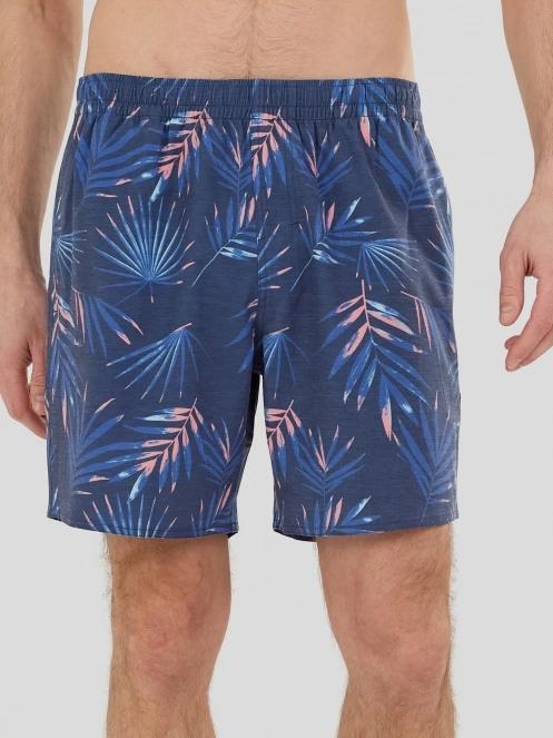 boardshort pt. barbati Fundango Bono Print Boardshorts albastru inchis 2