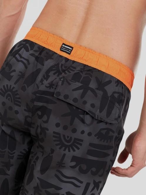 boardshort pt. barbati Fundango Salimu Boardshorts negru 4