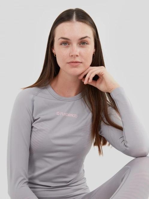 set de lenjerie de corp pt. femei Fundango Seamless Baselayer Set gri 8