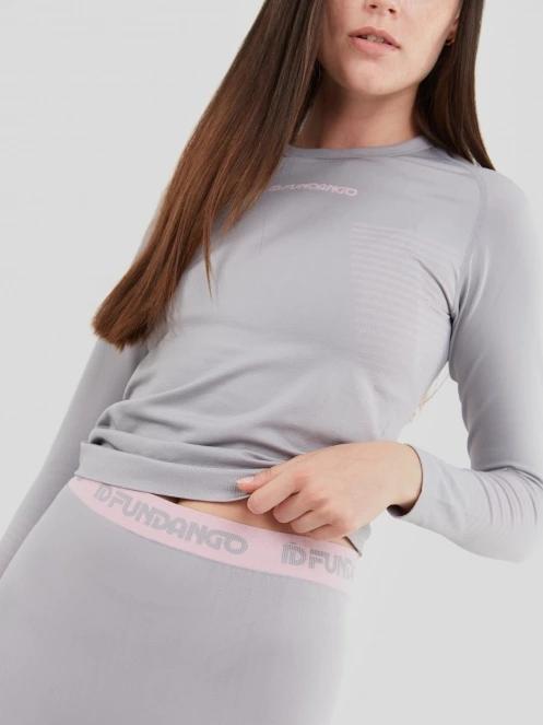 set de lenjerie de corp pt. femei Fundango Seamless Baselayer Set gri 9