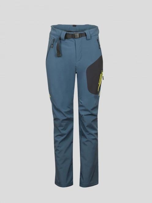 pantaloni de drumetie pt. barbati Fundango Akira Softshell Pants albastru 10