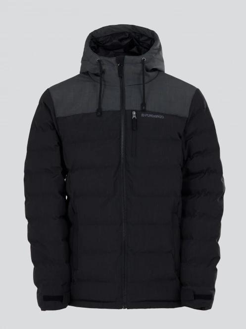 geaca matlasata de tranzitie pt. barbati Fundango Passat Padded Jacket negru 8