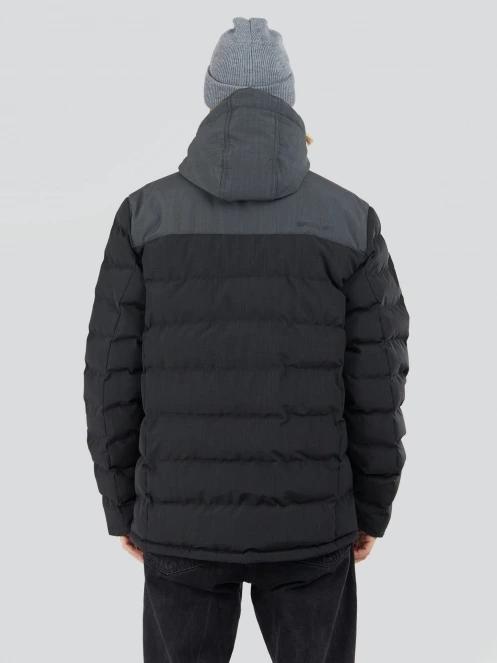 geaca matlasata de tranzitie pt. barbati Fundango Passat Padded Jacket negru 3