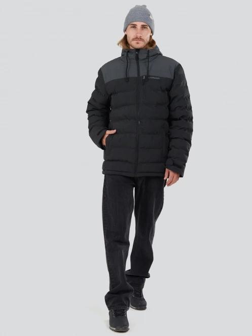geaca matlasata de tranzitie pt. barbati Fundango Passat Padded Jacket negru 4
