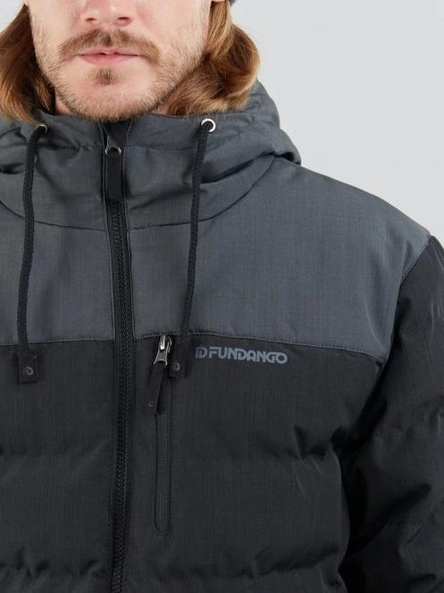 geaca matlasata de tranzitie pt. barbati Fundango Passat Padded Jacket negru 7