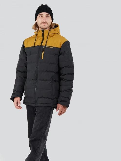 geaca matlasata de tranzitie pt. barbati Fundango Passat Padded Jacket negru 5