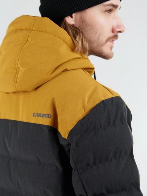 geaca matlasata de tranzitie pt. barbati Fundango Passat Padded Jacket negru 7