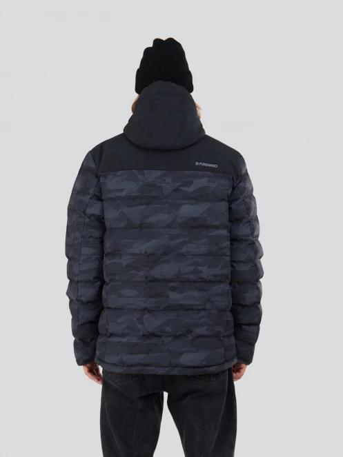 geaca matlasata de tranzitie pt. barbati Fundango Passat Padded Jacket negru 3