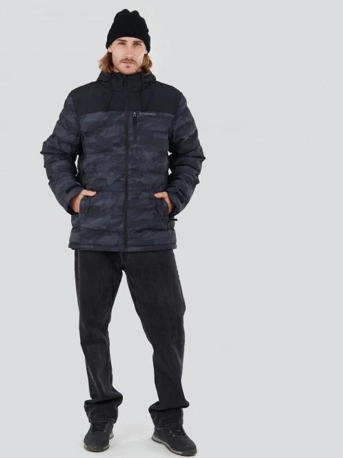 geaca matlasata de tranzitie pt. barbati Fundango Passat Padded Jacket negru 4