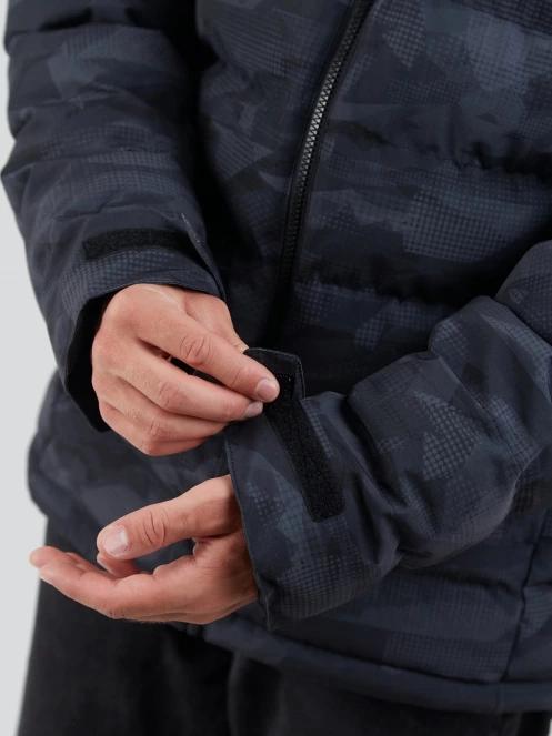 geaca matlasata de tranzitie pt. barbati Fundango Passat Padded Jacket negru 6