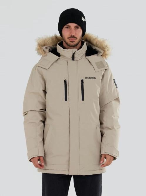 jacheta de iarna pt. barbati Fundango Spirit Parka Jacket nisip 2