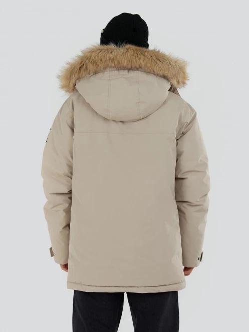 jacheta de iarna pt. barbati Fundango Spirit Parka Jacket nisip 3