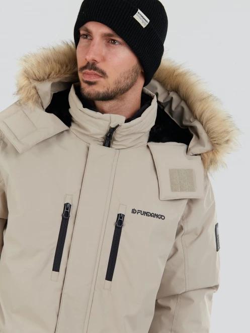 jacheta de iarna pt. barbati Fundango Spirit Parka Jacket nisip 6