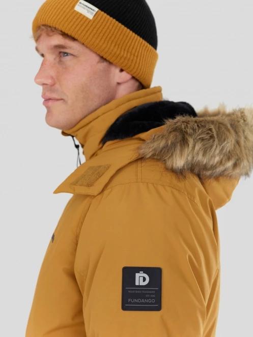 jacheta de iarna pt. barbati Fundango Spirit Parka Jacket galben 6