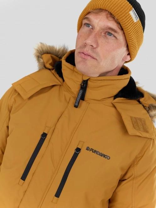 jacheta de iarna pt. barbati Fundango Spirit Parka Jacket galben 7