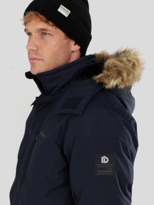 jacheta de iarna pt. barbati Fundango Spirit Parka Jacket albastru inchis 5