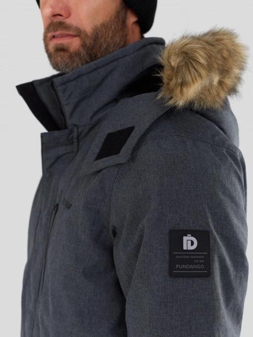 jacheta de iarna pt. barbati Fundango Spirit Parka Jacket gri 8