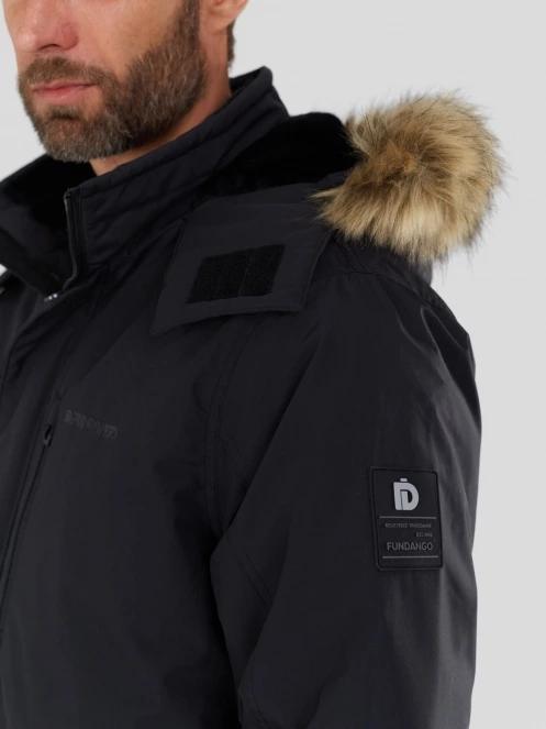 jacheta de iarna pt. barbati Fundango Spirit Parka Jacket negru 6