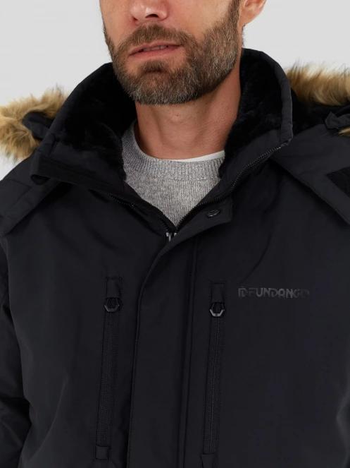 jacheta de iarna pt. barbati Fundango Spirit Parka Jacket negru 7