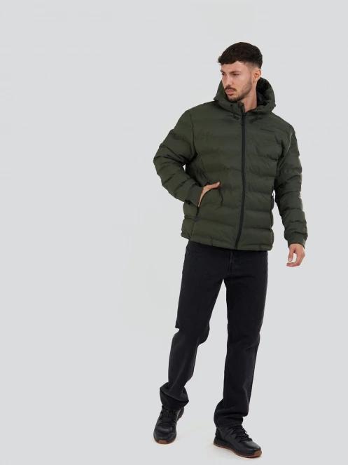 geaca matlasata de tranzitie pt. barbati Fundango Patriot Padded Jacket oliv 4