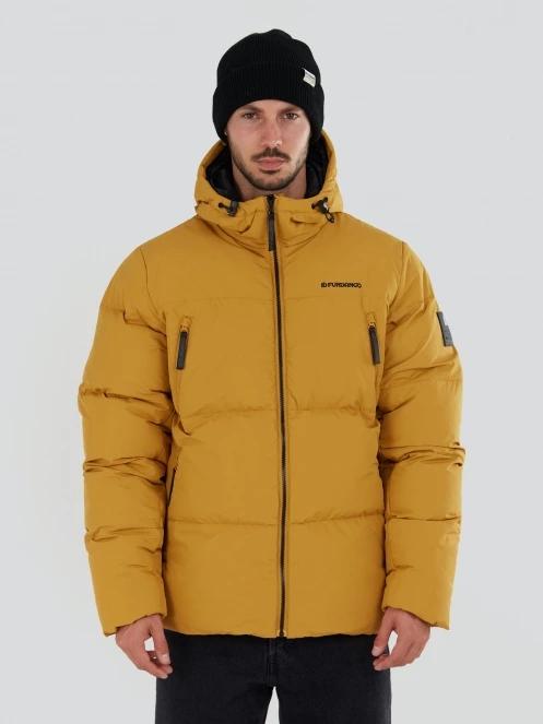 jacheta de primavara pt. barbati Fundango Ewan Puffer Jacket galben 2