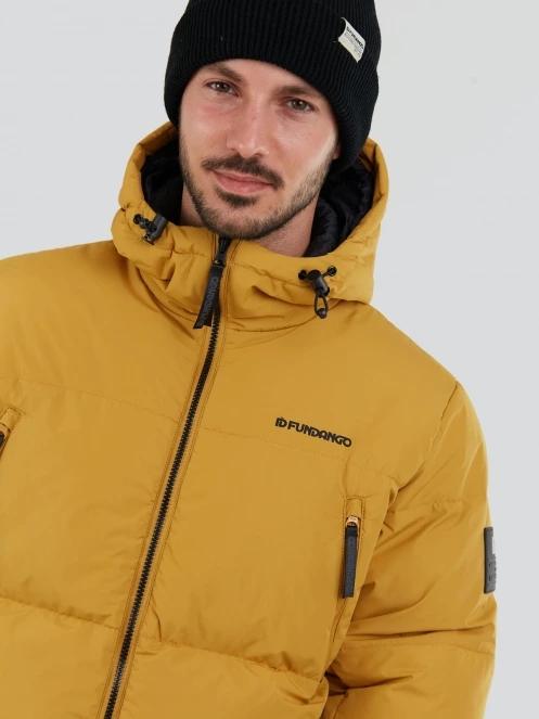 jacheta de primavara pt. barbati Fundango Ewan Puffer Jacket galben 5