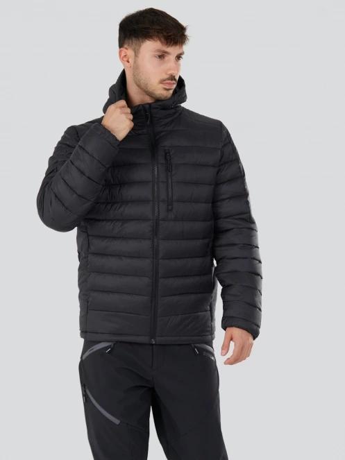 geaca matlasata de tranzitie pt. barbati Fundango Matt Hooded Jacket negru 5