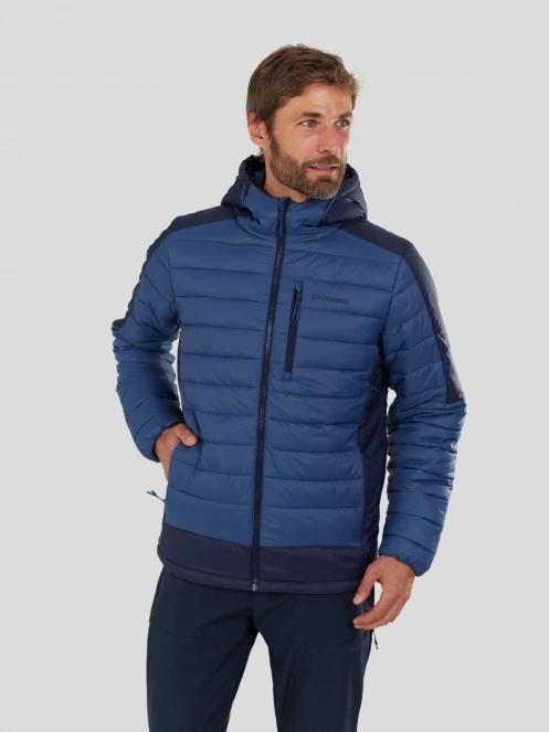 geaca matlasata de tranzitie pt. barbati Fundango Matt Hooded Jacket albastru 5