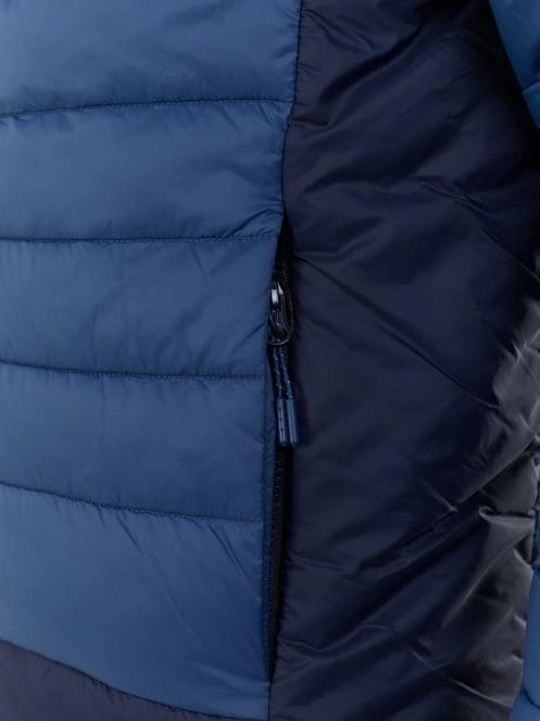geaca matlasata de tranzitie pt. barbati Fundango Matt Hooded Jacket albastru 7