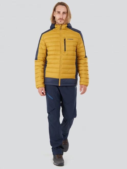 geaca matlasata de tranzitie pt. barbati Fundango Matt Hooded Jacket galben 4