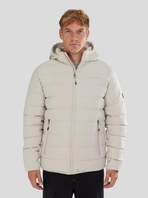 geaca matlasata de tranzitie pt. barbati Fundango Hubble Padded Jacket nisip 2