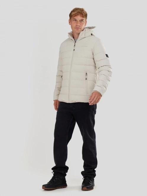 geaca matlasata de tranzitie pt. barbati Fundango Hubble Padded Jacket nisip 4