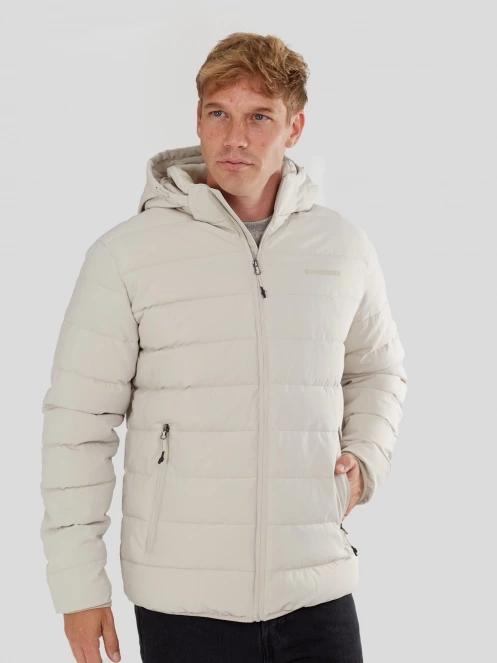 geaca matlasata de tranzitie pt. barbati Fundango Hubble Padded Jacket nisip 5