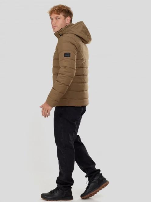 geaca matlasata de tranzitie pt. barbati Fundango Hubble Padded Jacket maro 4