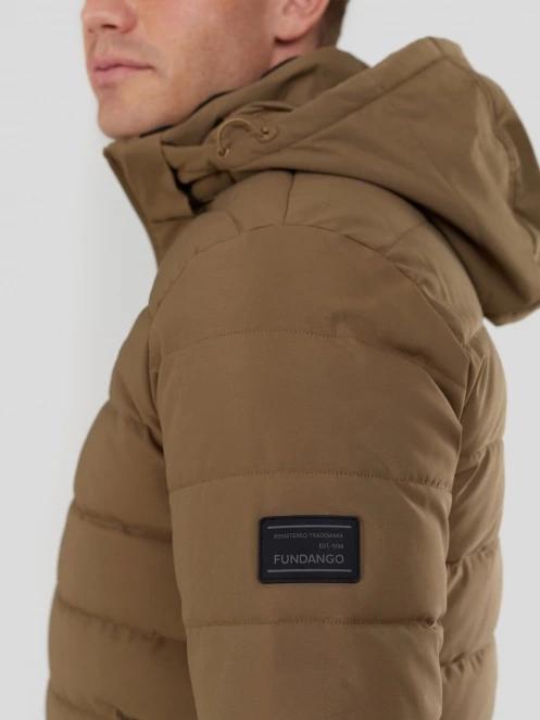 geaca matlasata de tranzitie pt. barbati Fundango Hubble Padded Jacket maro 8