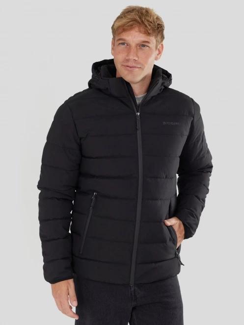 geaca matlasata de tranzitie pt. barbati Fundango Hubble Padded Jacket negru 2
